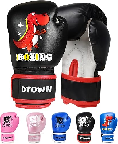 Guantes de boxeo para niños, transpirables, de primera calidad, para saco de boxeo, kickboxing, MMA