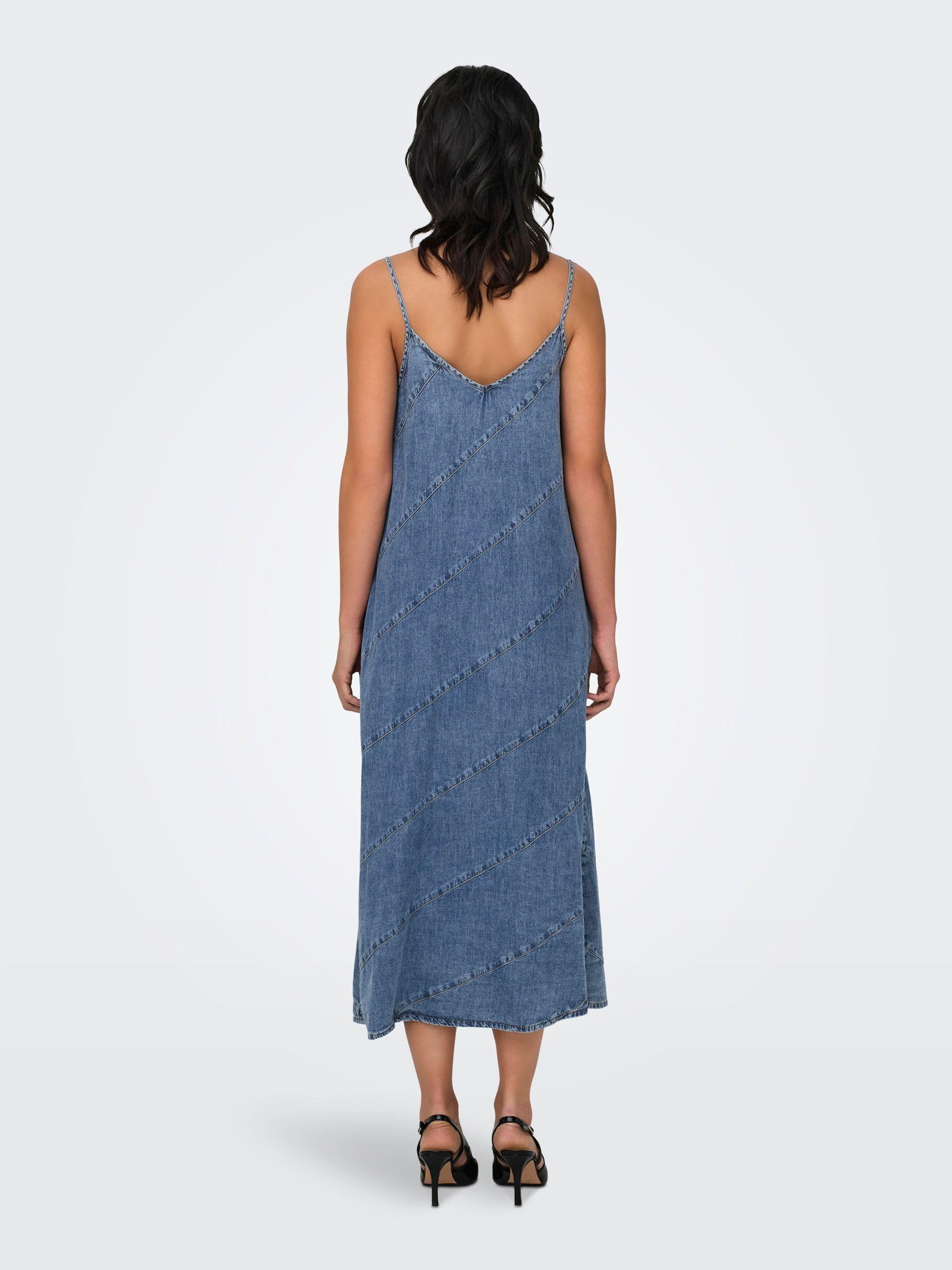 Only Onldia SL Cut DNM Dress Yok344 Noos Robe Courte Femme (Lot de 1)