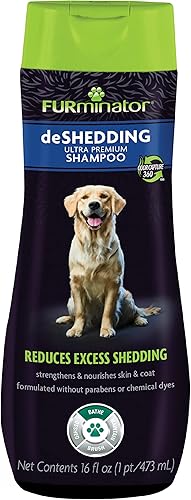 FURminator deShedding - Champú ultra premium 16 onzas champú para perros ayuda a reducir el exceso de desprendimiento