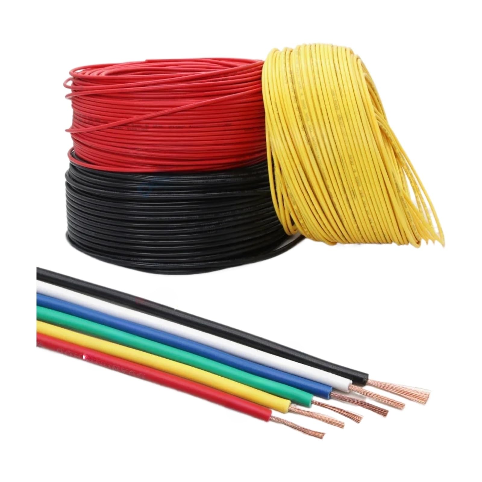Cable para dispositivos 14 16 18 20 22 AWG flexible PVC alambre de cobre cable electrónico