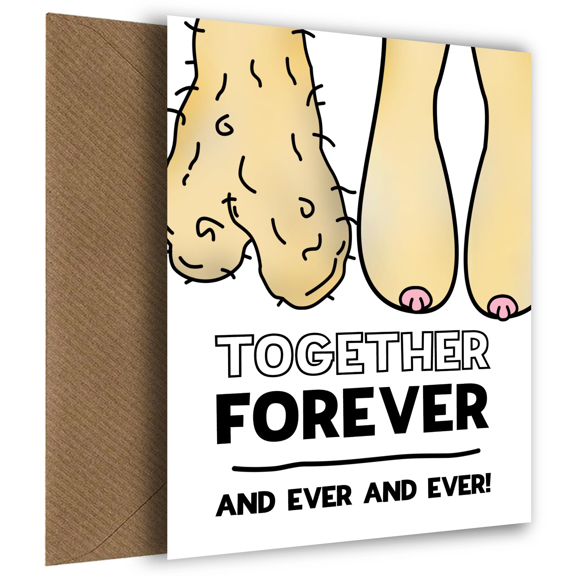 Rude & Funny Anniversary Card for Husband, Wife, or Laugh-Loving Couple ...