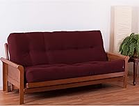 Vista 23 de Blazing Needles Colchón futón de sarga Renewal de 9 pulgadas, matrimonial, índigo