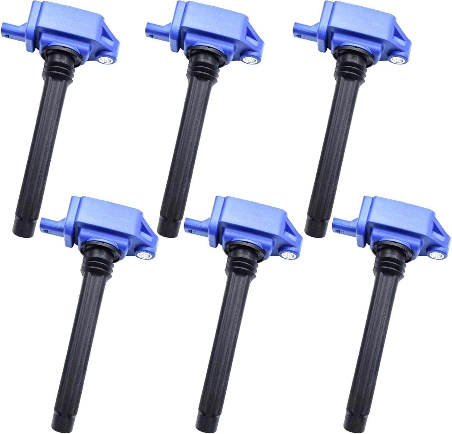 Performance Ignition Coil Pack Set of 6 Compatible with 3.6L V6 - Chrysler 300 Town & Country Dodge Avenger Challenger Charger Durango Journey Grand caravan Jeep Wrangler Ram Replace# UF648