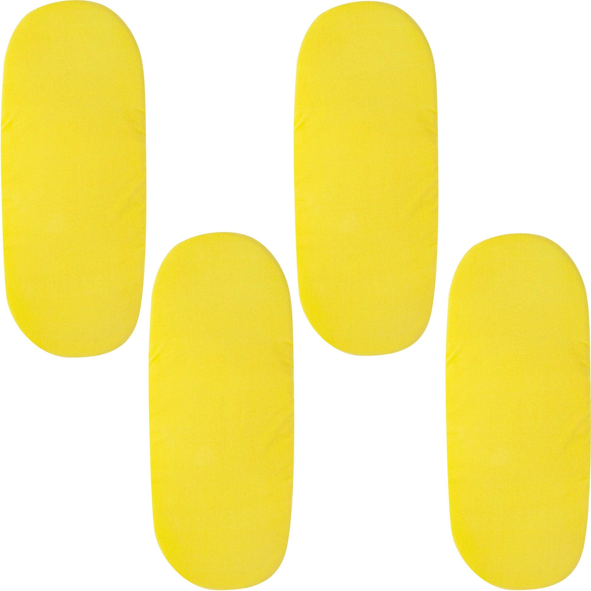 FYLO Moses Basket Jersey Fitted Sheet 100% Cotton 76x28cm - 4X Lemon