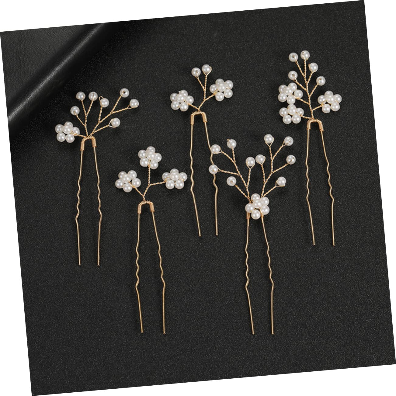 Abaodam 25piezas Horquillas De Perlas Forma De Para Novia Tocados De Boda Elegantes y Accesorios De Cabello y Celebraciones