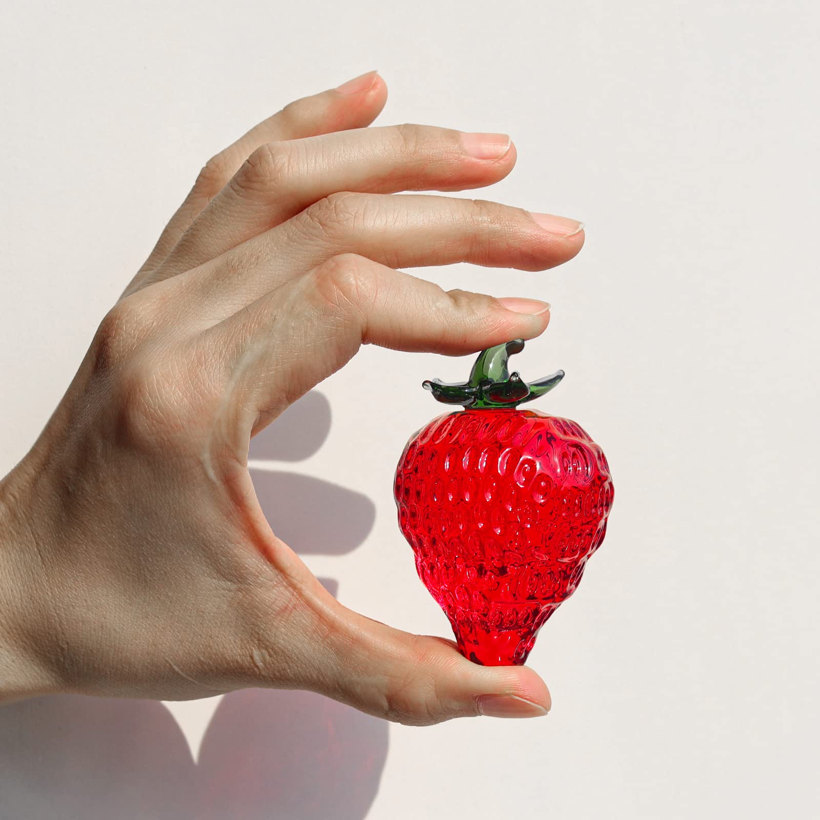 Amazon.co.jp: SWTHONY ガラスいちご 運気アップ 風水 開運 幸運