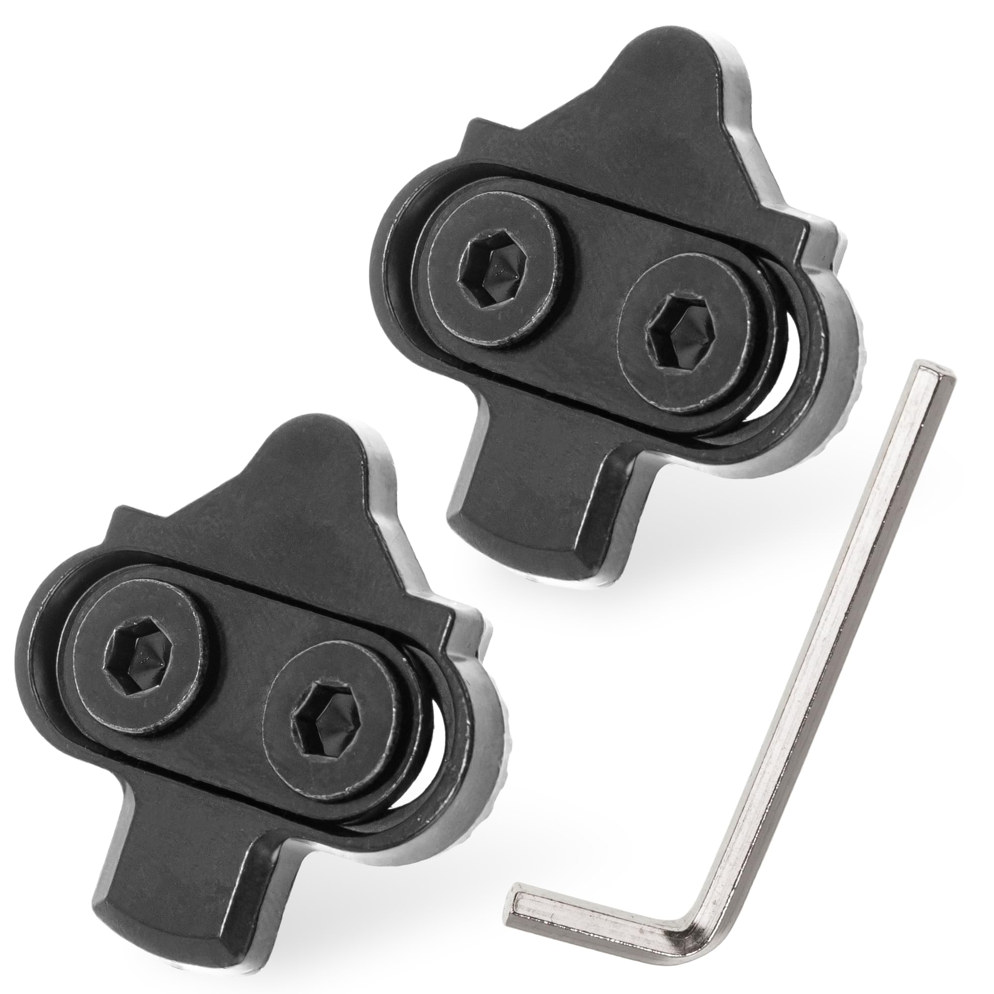 BlueStars 2 Packs Bike Cleats - Compatible with Shimano - Cycling Cleat for Cycling Shoes Suitable for Spinning Indoor Cycling Mountain Biking Outdoor Road Cycling