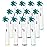 Replacement Brush Heads Fit for Braun Oral b, Compatible with Oral-B Pro 1000/2000/3000/5000/6000 Smart and Genius Electric Toothbrush, 12 Pcs (White)