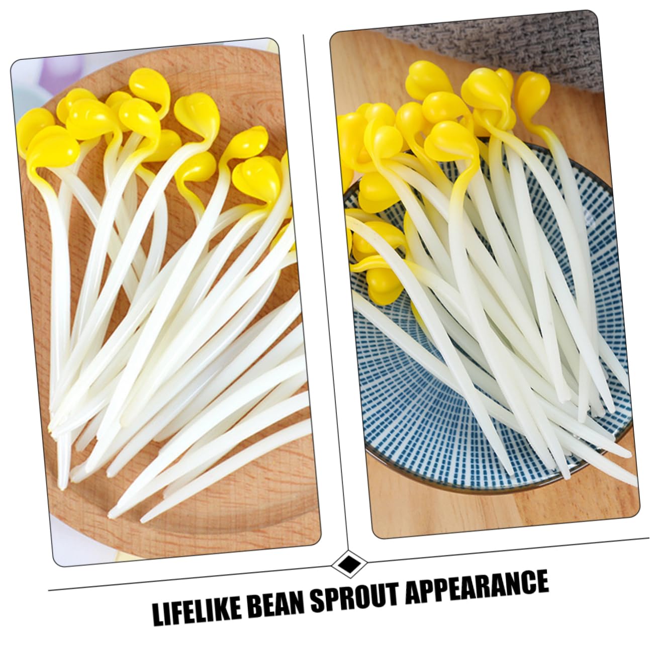 Amazon.co.jp: Gadpiparty 10個 もやしの小道具 シミュレーション野菜  