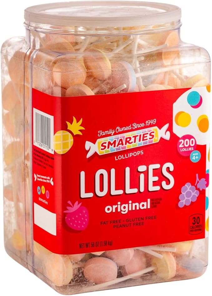 Smarties Double Lollies 200Count Tub Amazon.ca Grocery & Gourmet Food