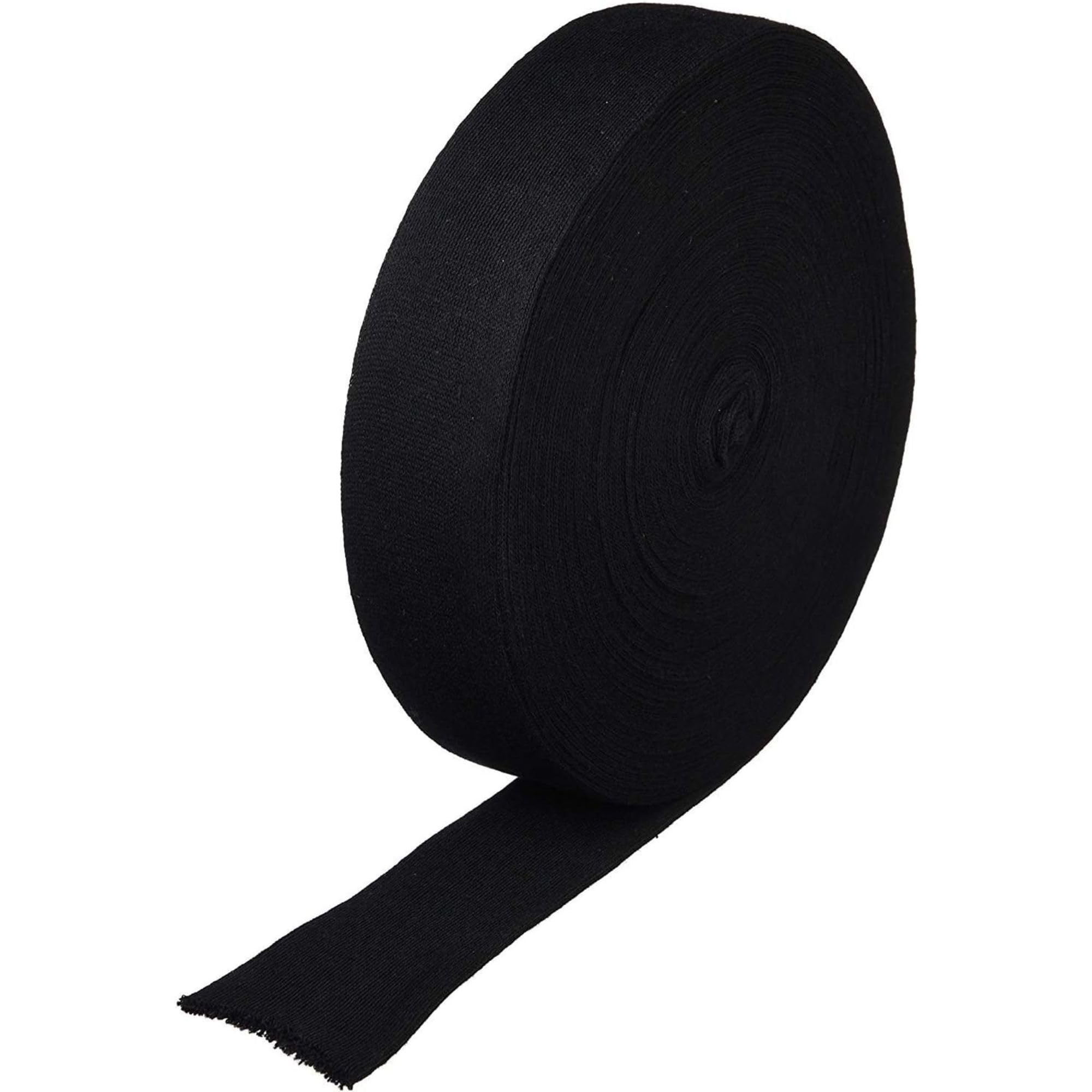 Rolyan Black Stockinette, 2" Wide x 25 Yards, Cast Pre-Wrap, Knit Cotton Bandage for Splint Padding and Friction Reduction, Cast Fabrication Wrap, Stretches 3 Times for Comfort and Fit, Dispenser Box