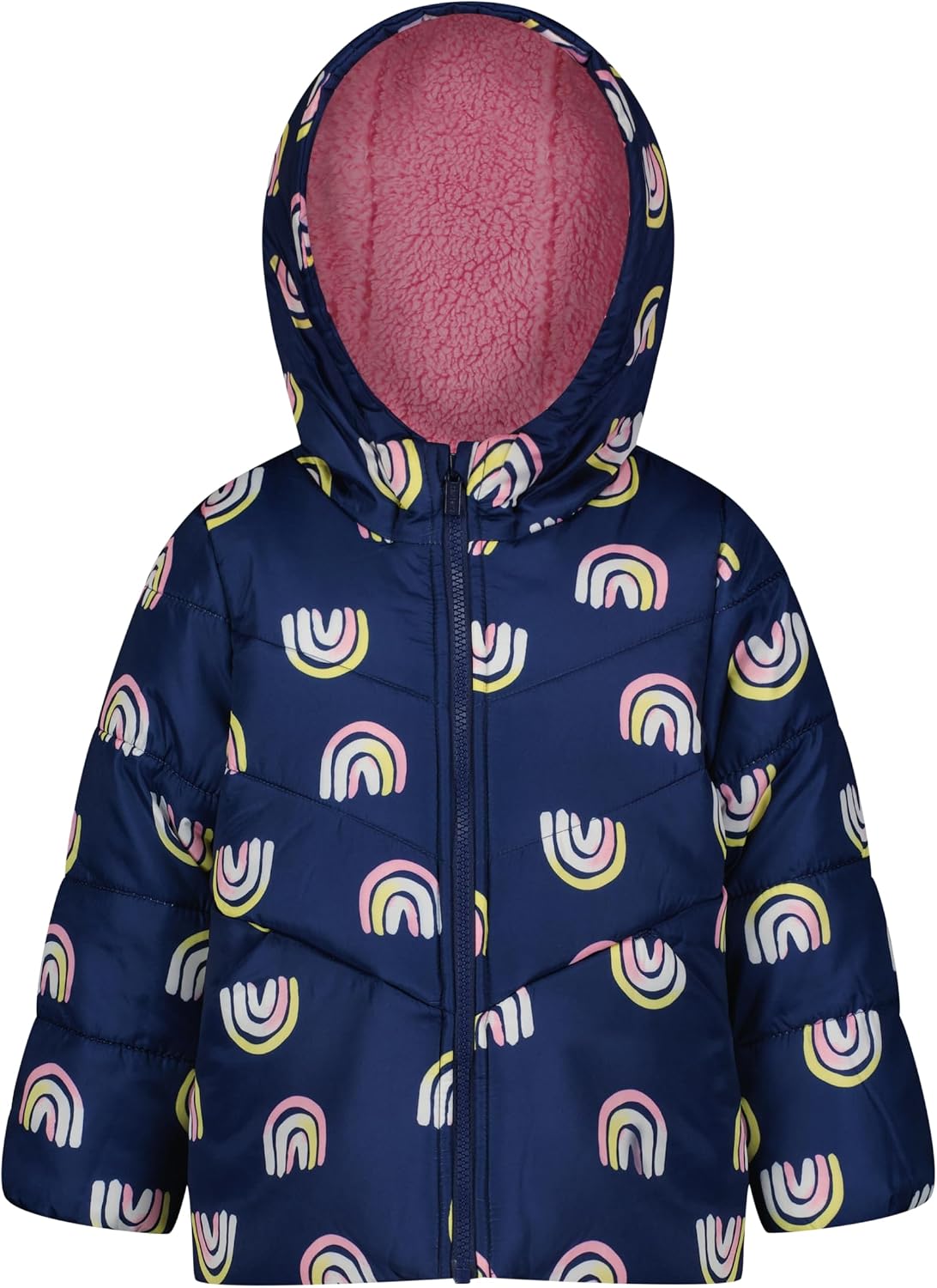 Carter's Girls' Heavyweight 2-Piece Skisuit Snowsuit Set - Snow Bib and Hooded Jacket