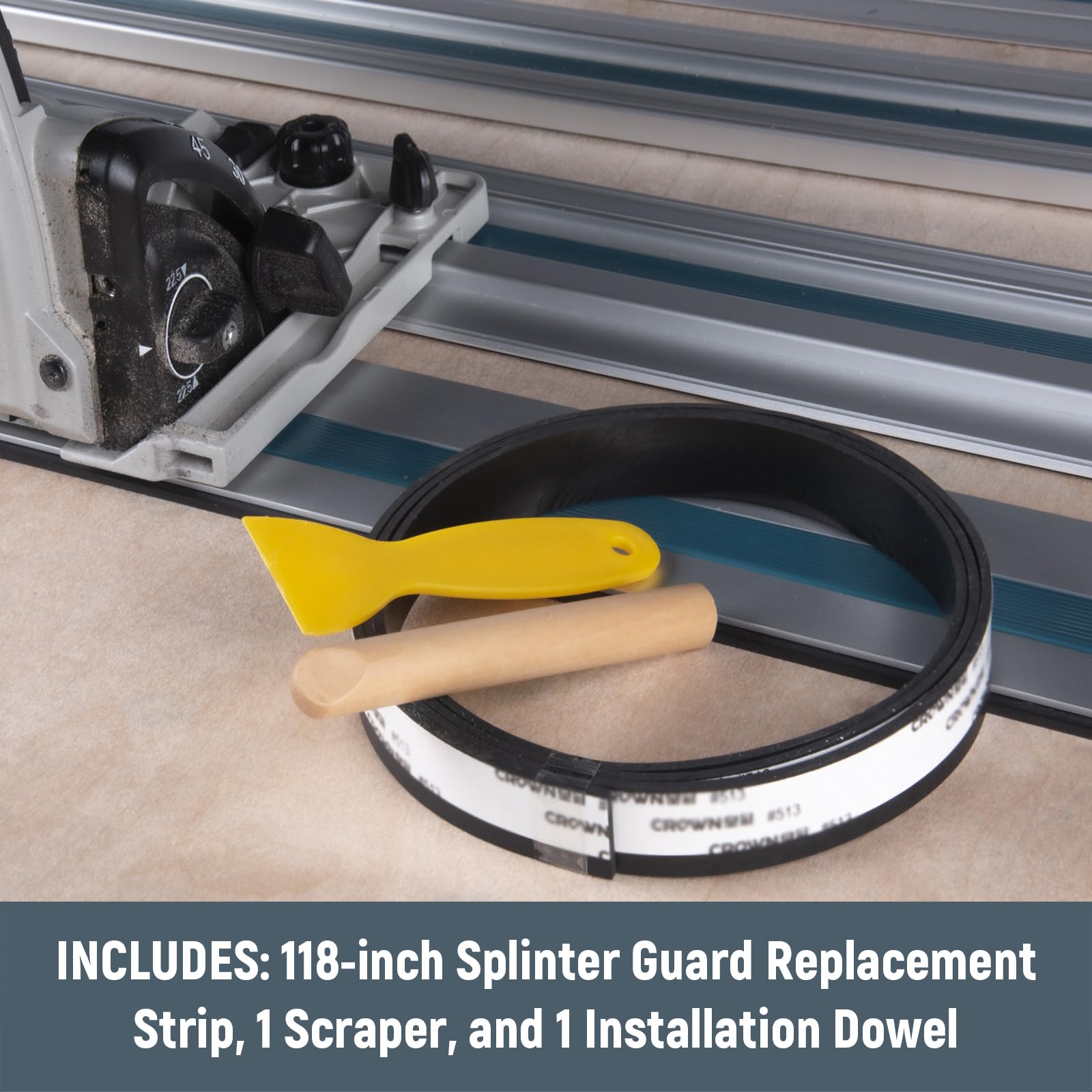 118" Splinter Guard Replacement Strip Compatible with Makita -4