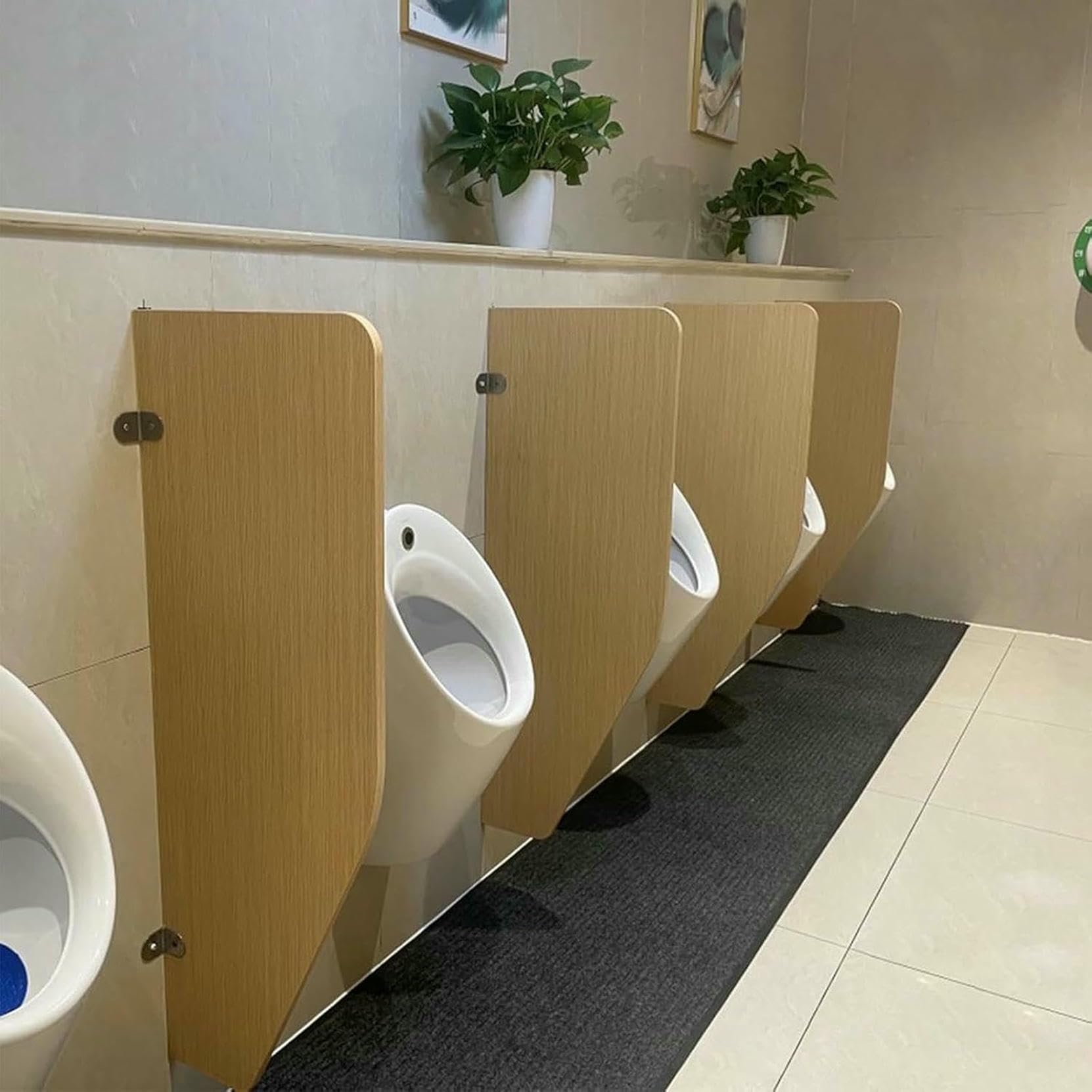 Séparateur urinaire CNPRAZ en bois pour stopper les regards indiscrets aux toilettes