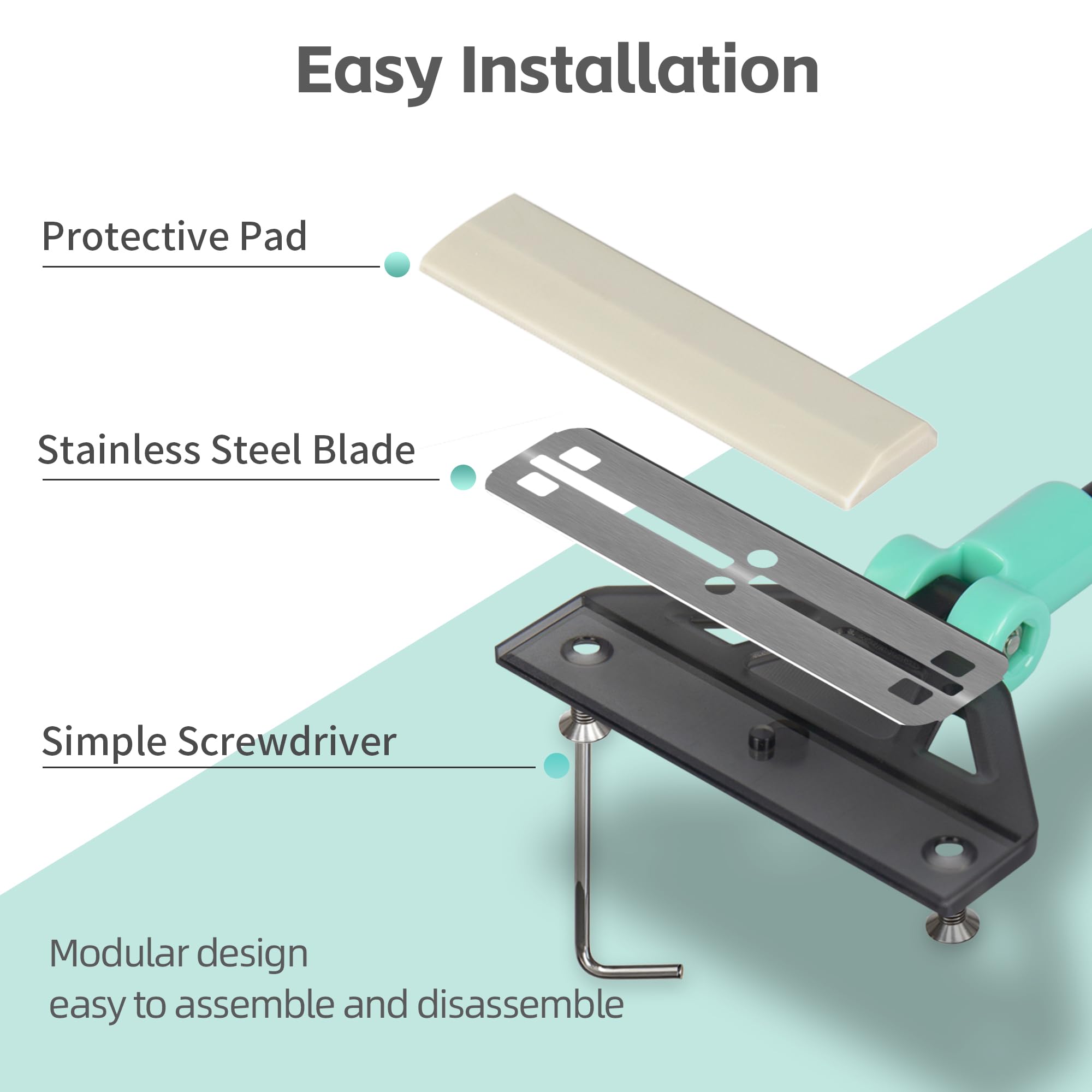 UPETTOOLS Rascador de algas para acuarios de cristal, rascador de algas ajustable 2 en 1 con 5 cuchillas de acero inoxidable y cepillo de limpieza, herramientas de limpieza de vidrio de acuario para