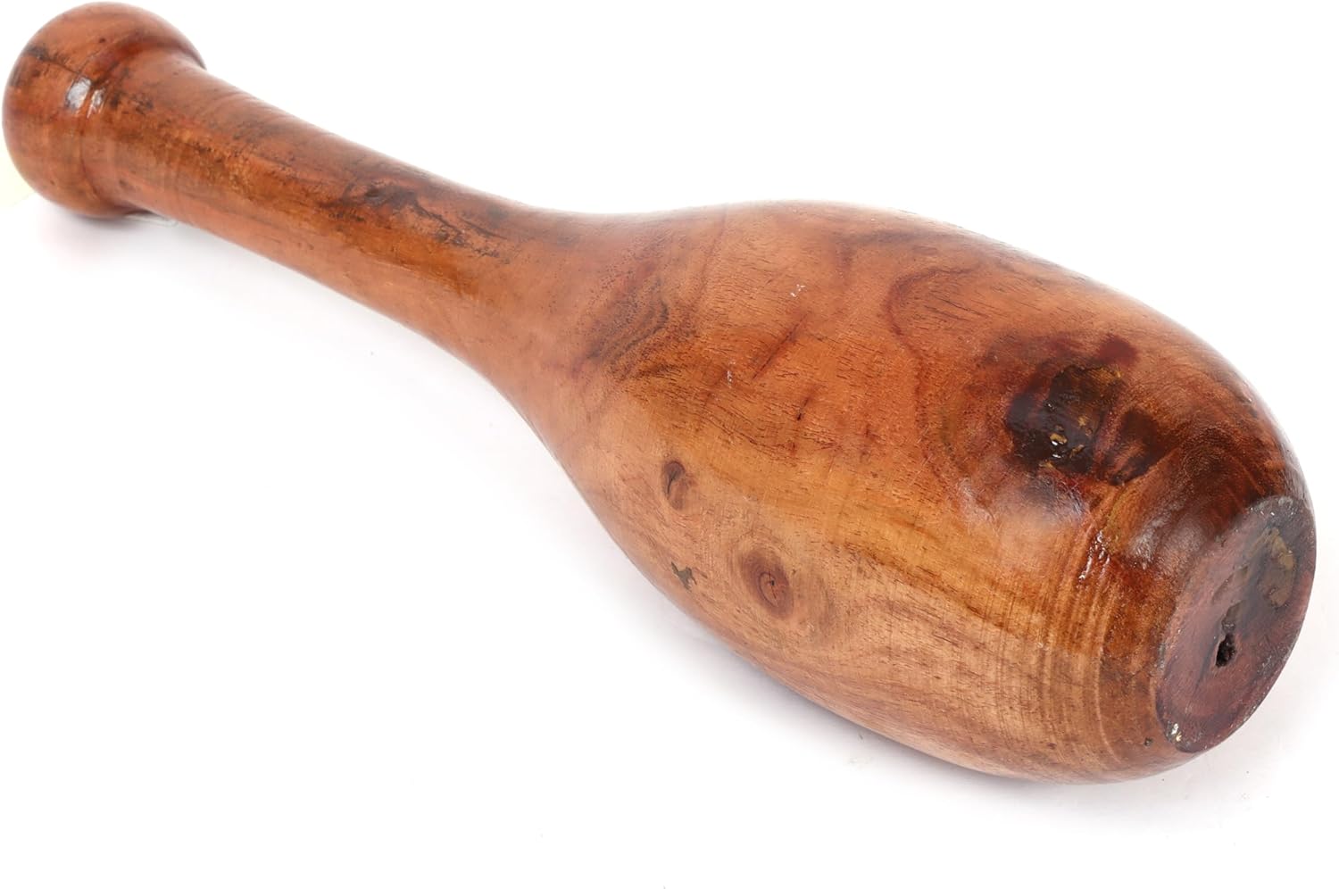 KNK Thoppai Mugdar Fitness Bar – Traditional Indian Wooden Club for Core Strength & Balance