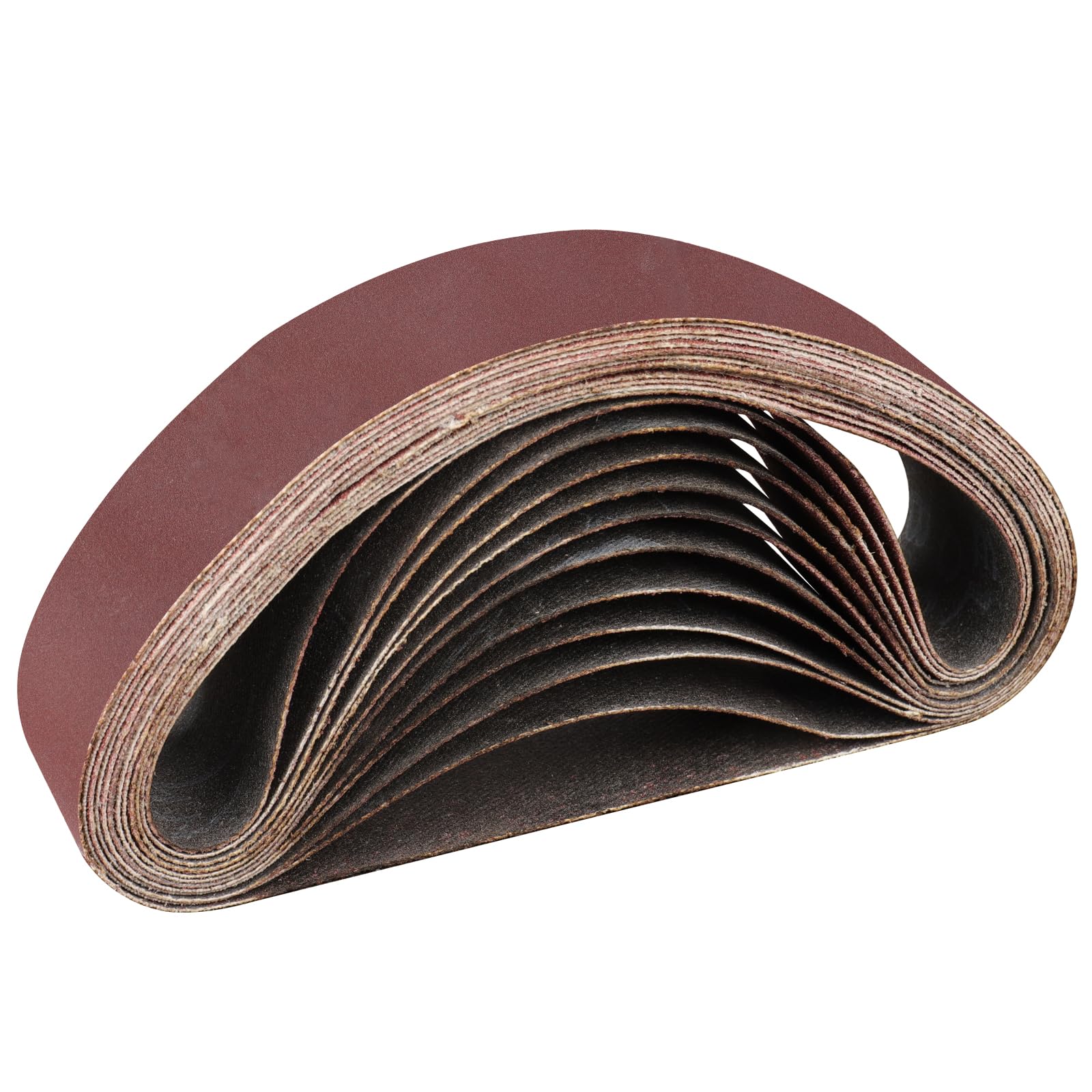 STEBRUAM 12PCS Sanding Belt 40 x 303 mm 320 Grit