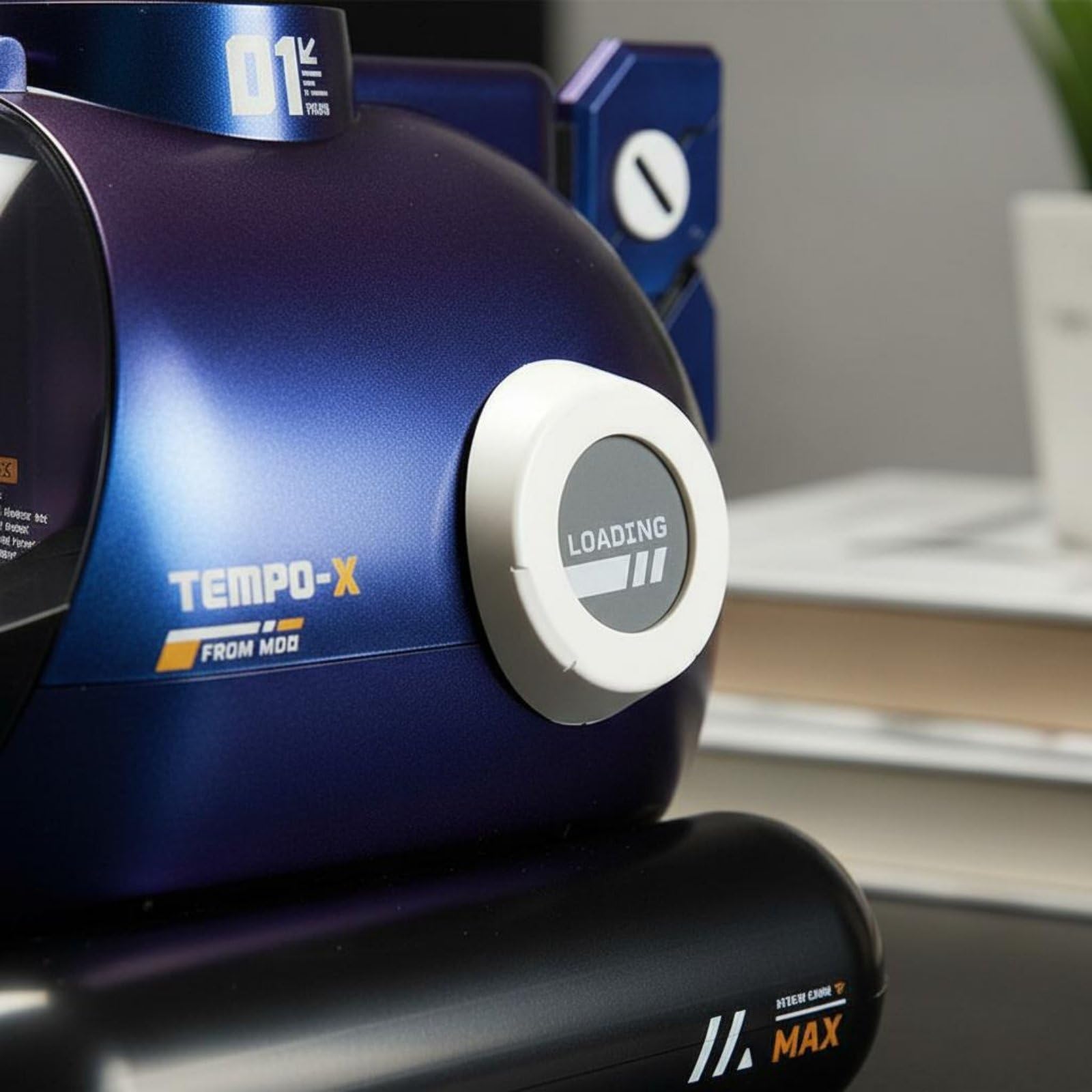 Humidificador de Escritorio Humidificador Difusor Vaporizador Dispensador de Niebla con Diseño Náutico Redondeado y Apagado Automático por de Agua, Azul Iridiscente