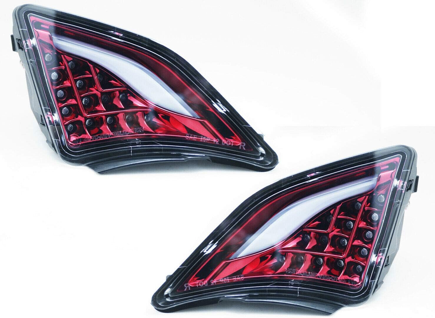 CarLab JDM LED Front DRL + Indicator Turn Signal Lights For 12-16 Scion FRS GT86 - Red