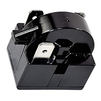 Vista 1 de HQRP QP2-4R7 Reemplazo del relé de arranque/arranque PTC de 4.7 ohmios y 3 pines para refrigeradores compactos Danby DCR033B1WDB; Danby Designer