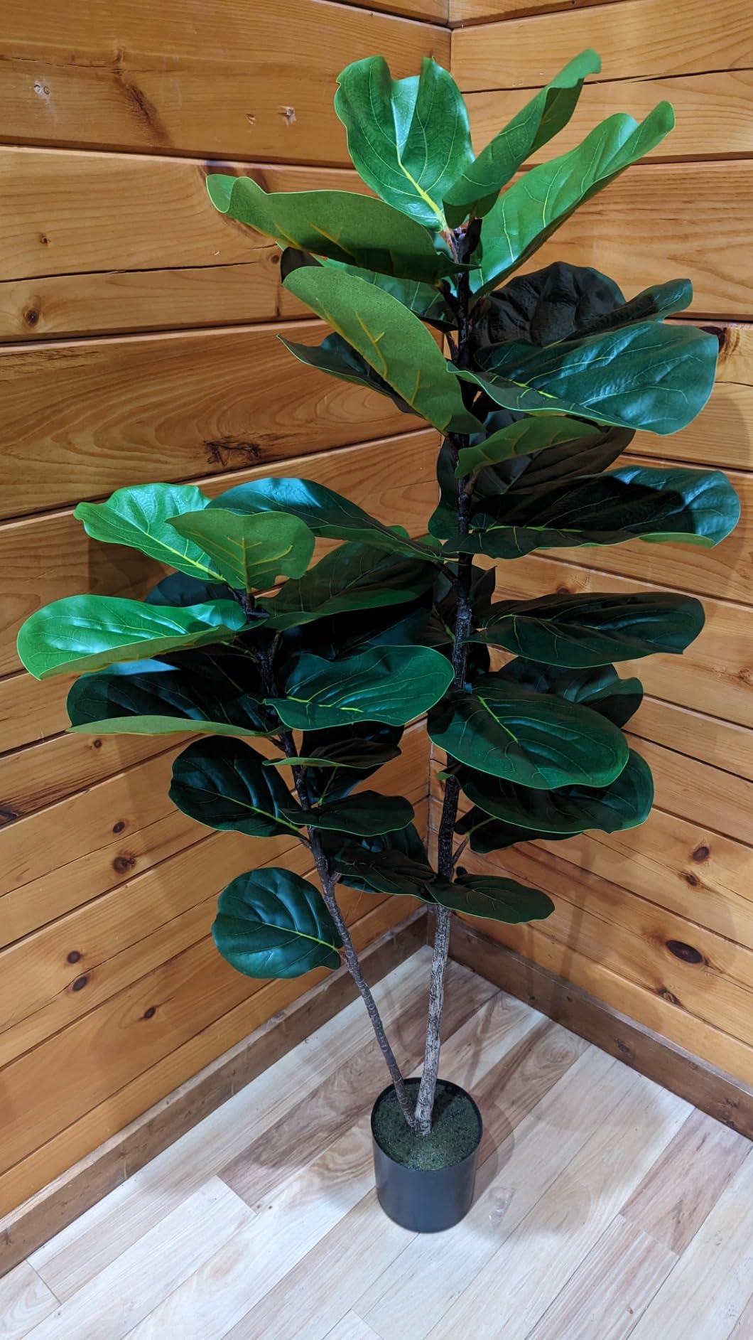 TDIAOL Fiddle Leaf Fig Tree Artificial, 5FT Tall Faux