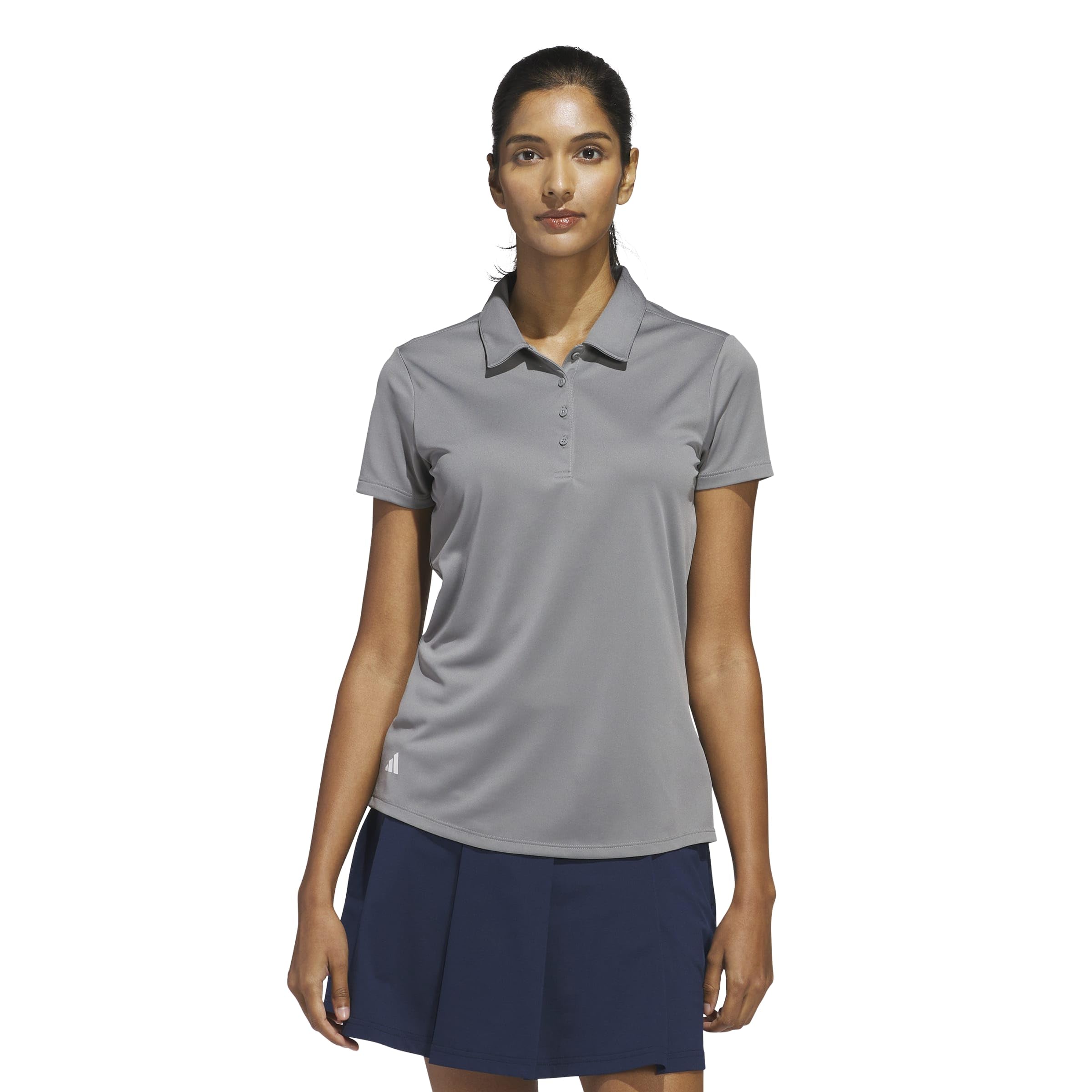 adidas Damen Solides Performance-Poloshirt für Damen, Kurzärmelig Golfhemd