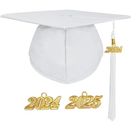Matte Graduation Cap with 2024 and 2025 Tassel: A Timeless Celebration of Academic Achievement