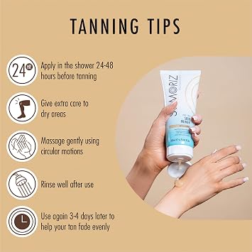 St Moriz Pre-Tan Skin Primer for Self Tanner- Exfoliating Fake Tan Primer - Preps & Primes Skin for Long-Lasting - Deep Cleansing Foaming Exfoliator for Self Tan (6.76 fl oz)