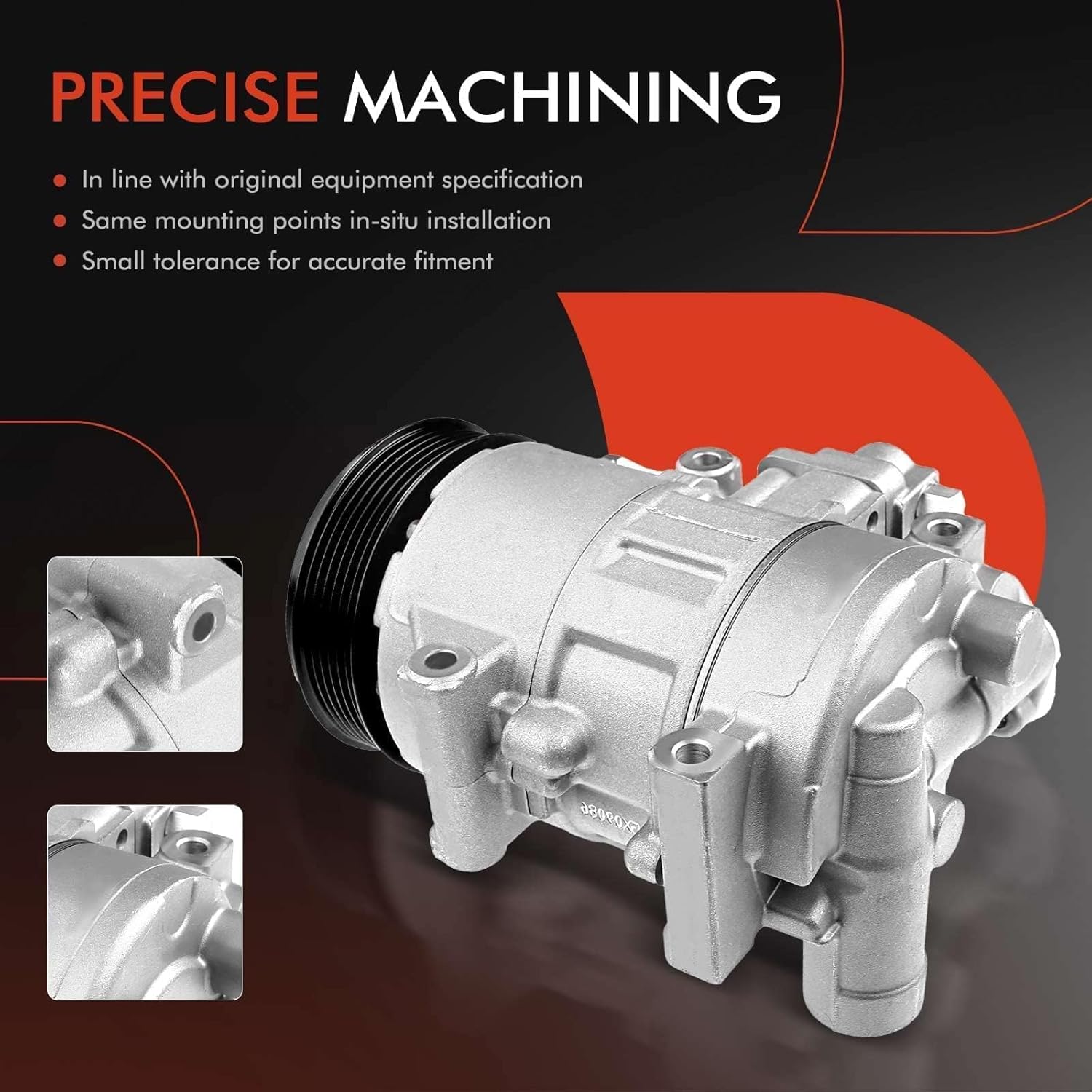 A-Premium Air Conditioner AC Compressor Compatible with Subaru Legacy Outback 2.5L, 3.6L 2010-2019