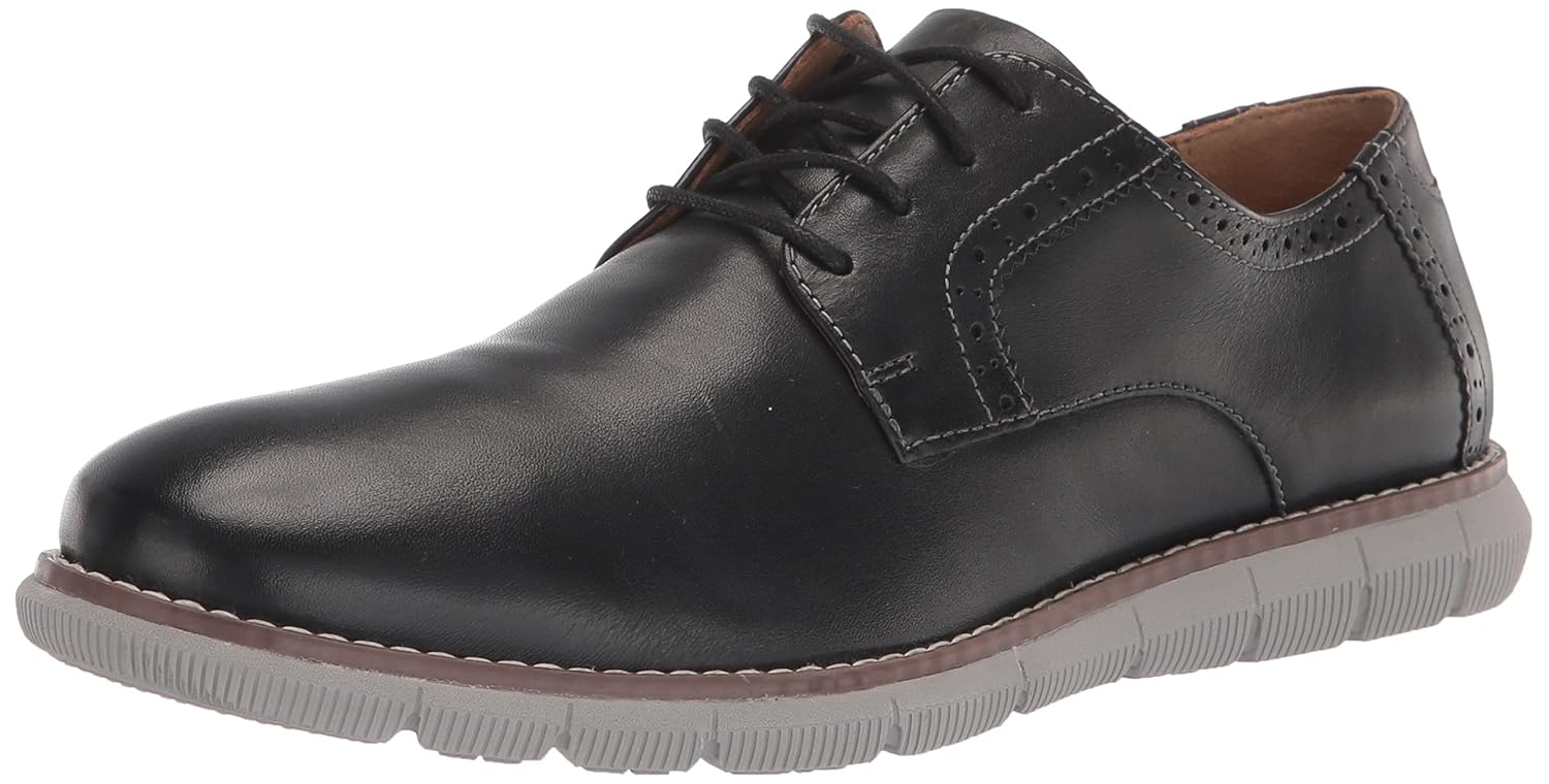 Johnston Murphy Big Kid Holden Plain Toe Boys Dress Casual Lace-Up Shoe