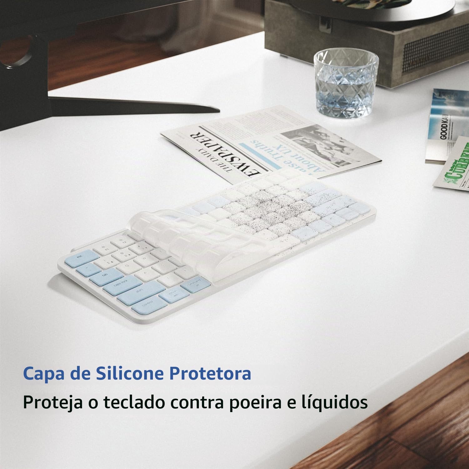 Keychron B1 Pro Ultra-Slim ZMK/Launcher Teclado Bluetooth Sem Fio