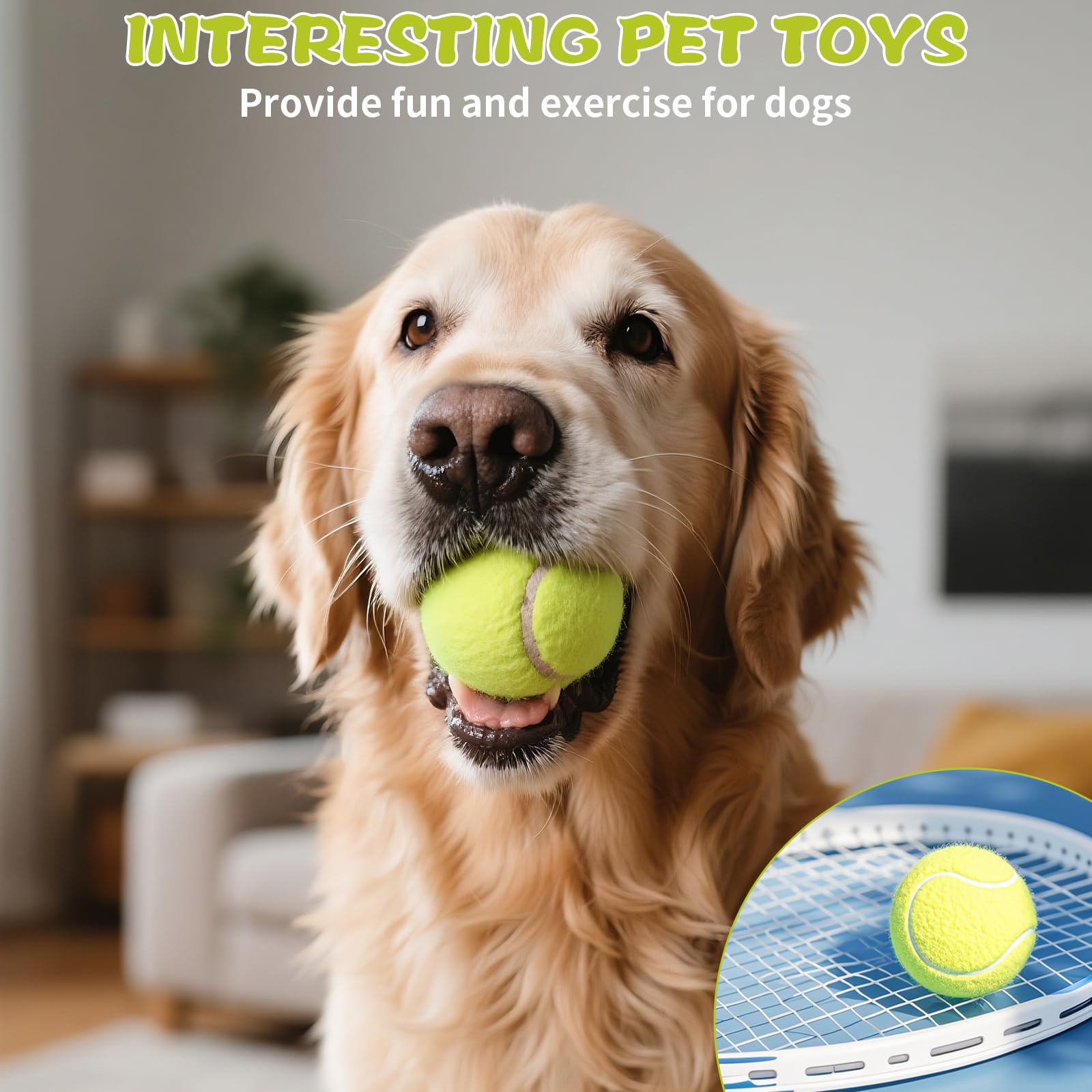Pelotas de Tenis 12 Piezas para Práctica, Principiantes, Máquinas y Perros