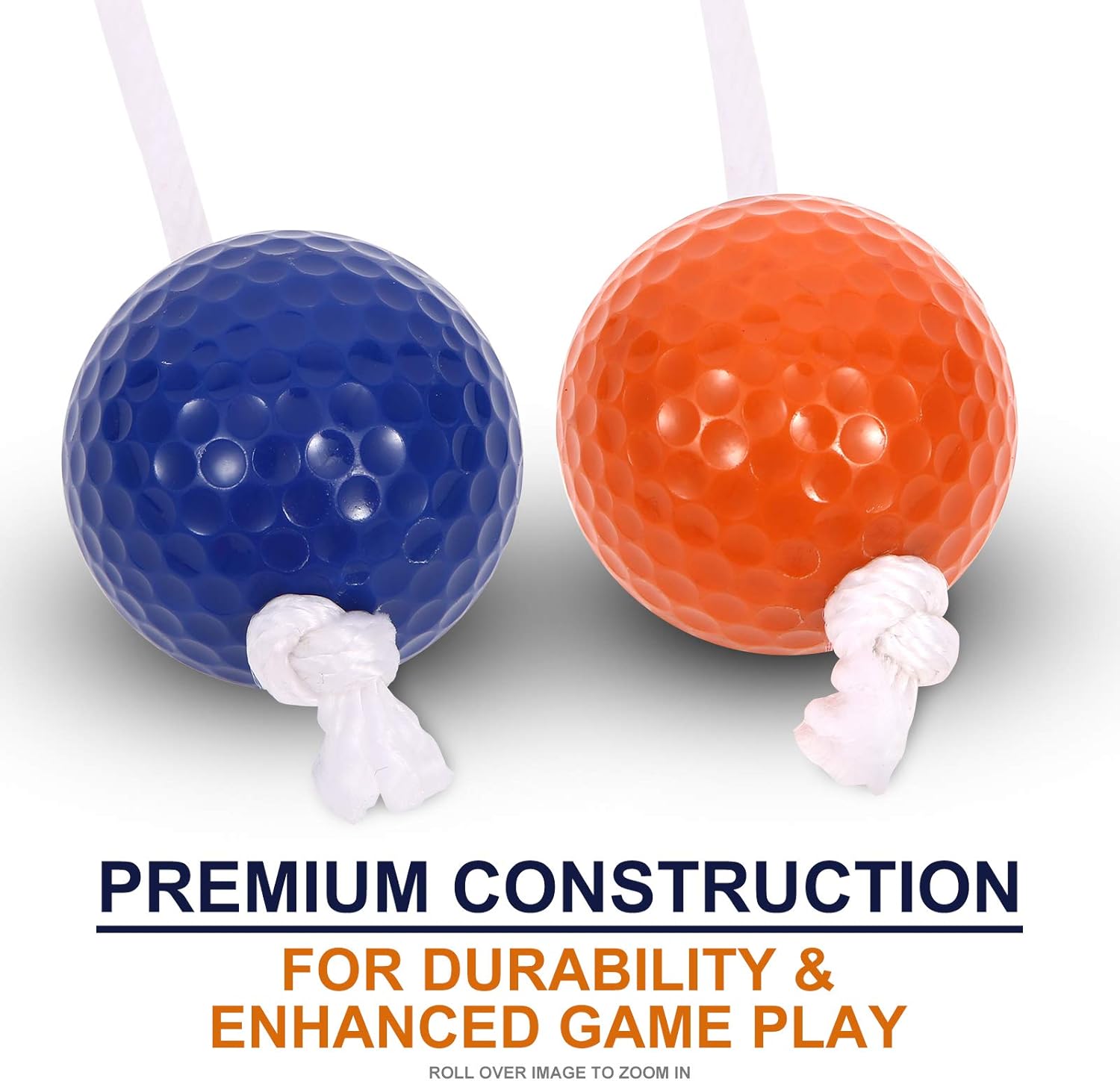 GOODLYSPORTS Strong Ladder Ball Toss Game Set, Outdoor Lawn Game with Real Golf Balls of Red and Blue，Backyard Games for Adults, Kids, Family. : Sports & Outdoors