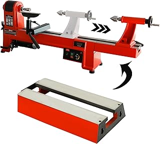 Extension Bed 305mm (12 inch) for Woodturning Lathe, Compatible with Harbor Freight Central Machinery BAUER 14 x 20 in. Wood Midi Lathe, increasing total working length to 815mm (32 inch)