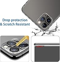 Vista 72 de 3 Pack Tempered Glass Camera Lens Protector for iPhone 12 6.1", Ultra HD, 9H Hardness, Anti-Scratch, Case Friendly, Easy to Install