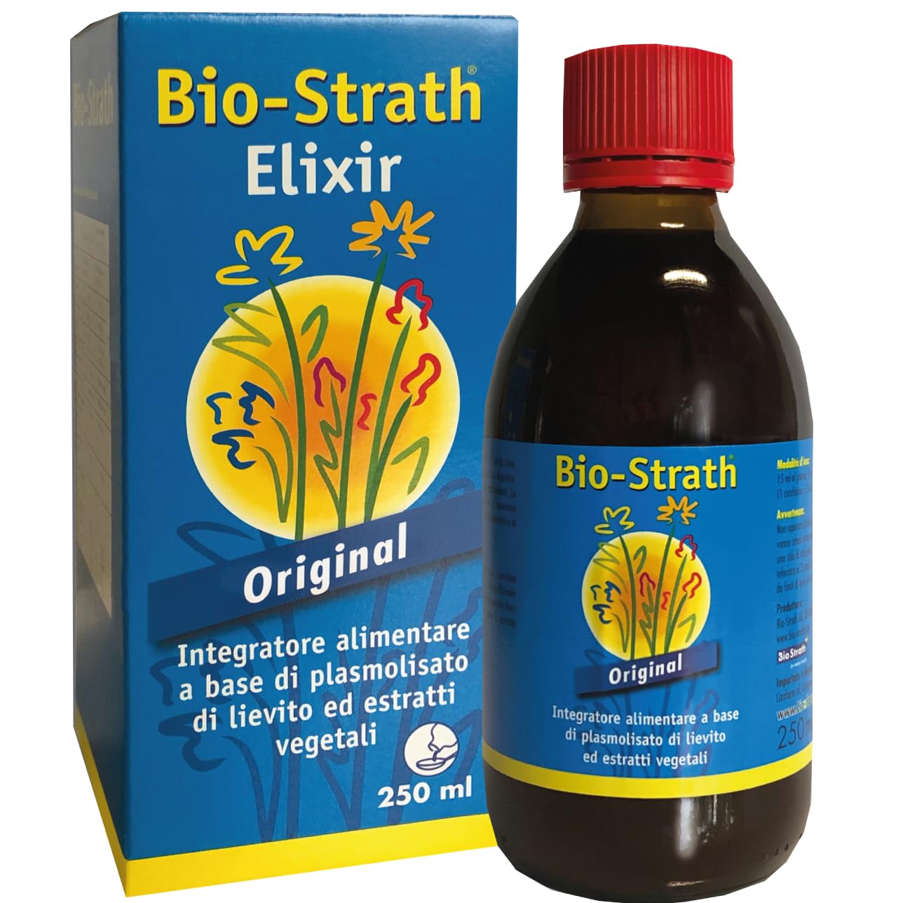 Strath Elixir | Sciroppo Naturale Tonico per Concentrazione, Energia, vitalità e Digestione | Adulti e Bambini (250 ml)
