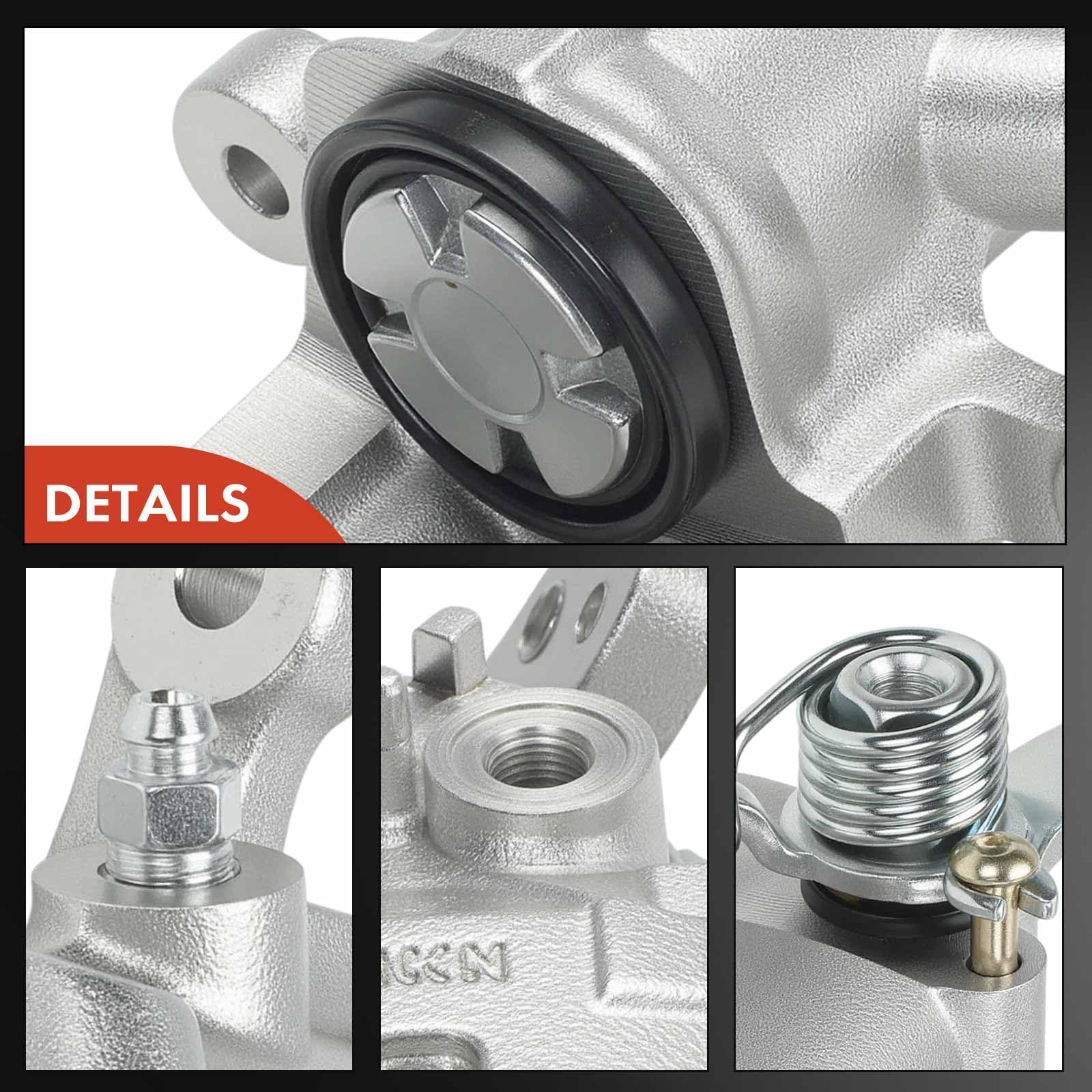 Frankberg Pinza de freno Trasera derecha Compatible con Cerato LD Cerato Berlina LD Elantra XD Replace# 343633,582302F300