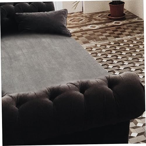 Miniatura 3 de Uonlytech Anti-Scratch Sofa Cover Wear-Resistant Couch Protector Mat Non-Slip Modern Minimalist Grey Sofa Pad for Four Seasons Washable and