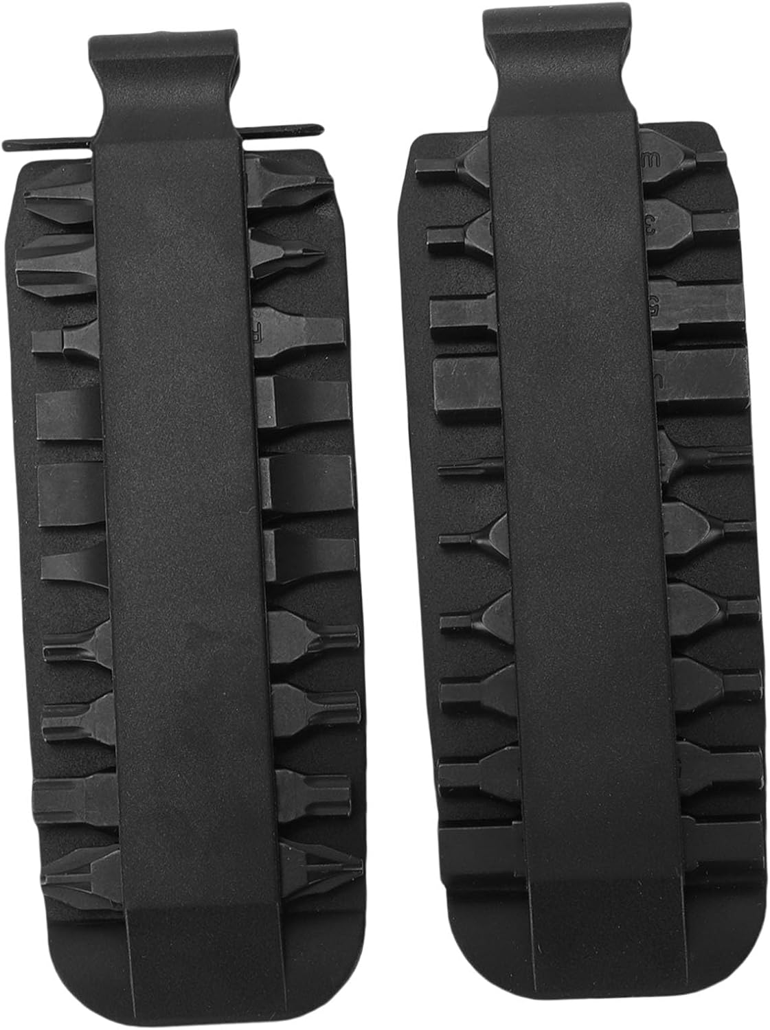 Eujgoov 21Pcs Bit Kit, Double Sided Screw Driver Bits for Multifunctional Tools with 42 Types of Bits Including Slot TR PZ Hex PH, Industrial Grade S2 Alloy Steel, Fit for Flat Hex