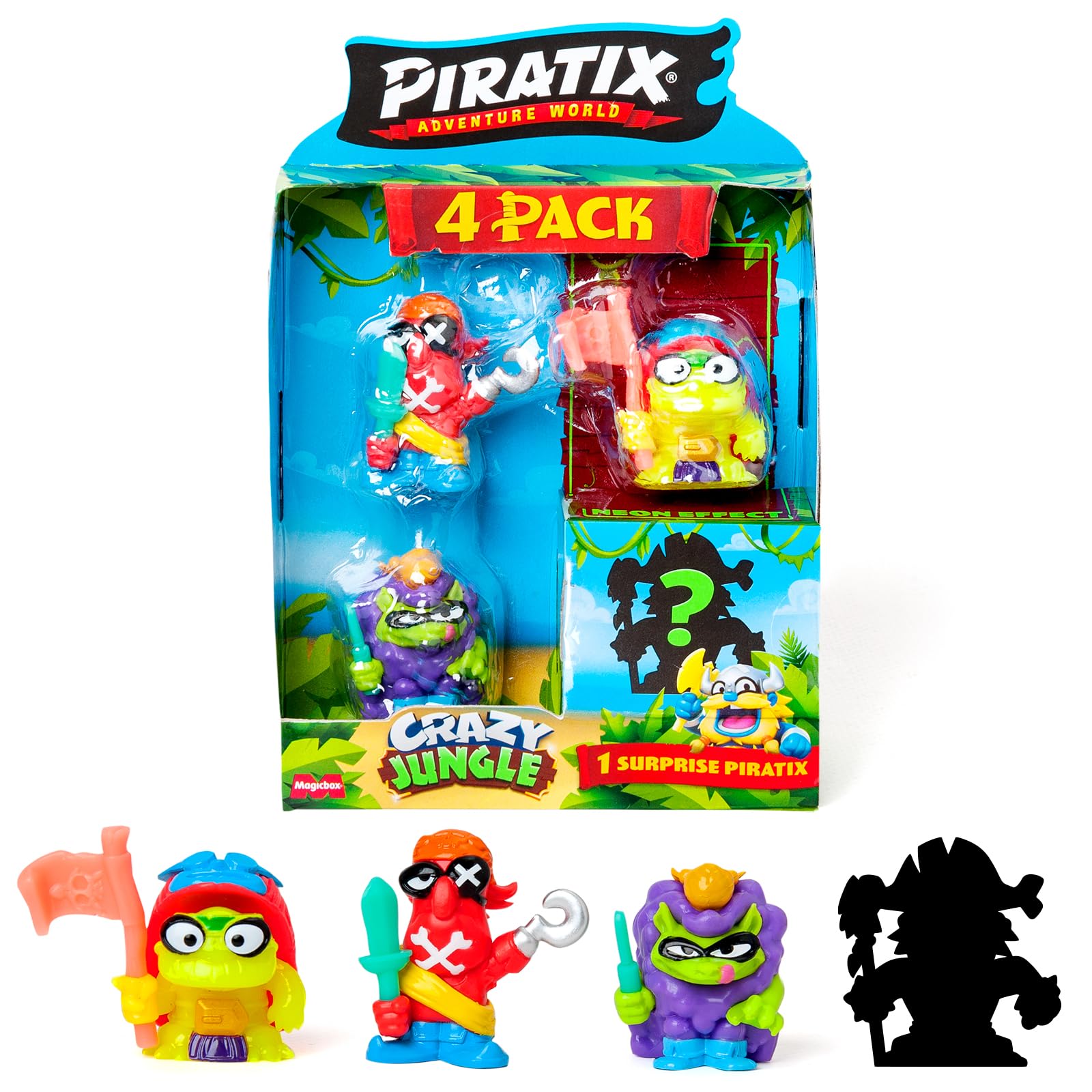 Amazon.com: PIRATIX Adventure World Crazy Jungle Series, Pack of 4