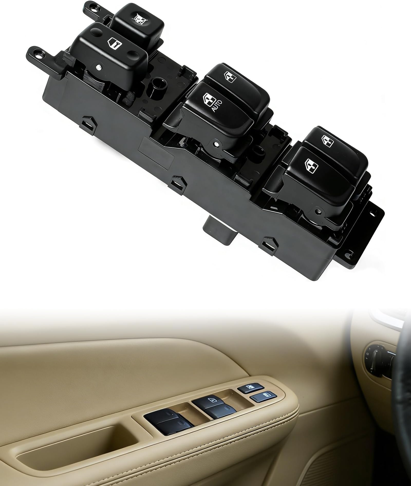 Master Power Window Switch for 2005-2007 Hy-undai Sonata Front Left Driver Side Control Switch 93570-3K010