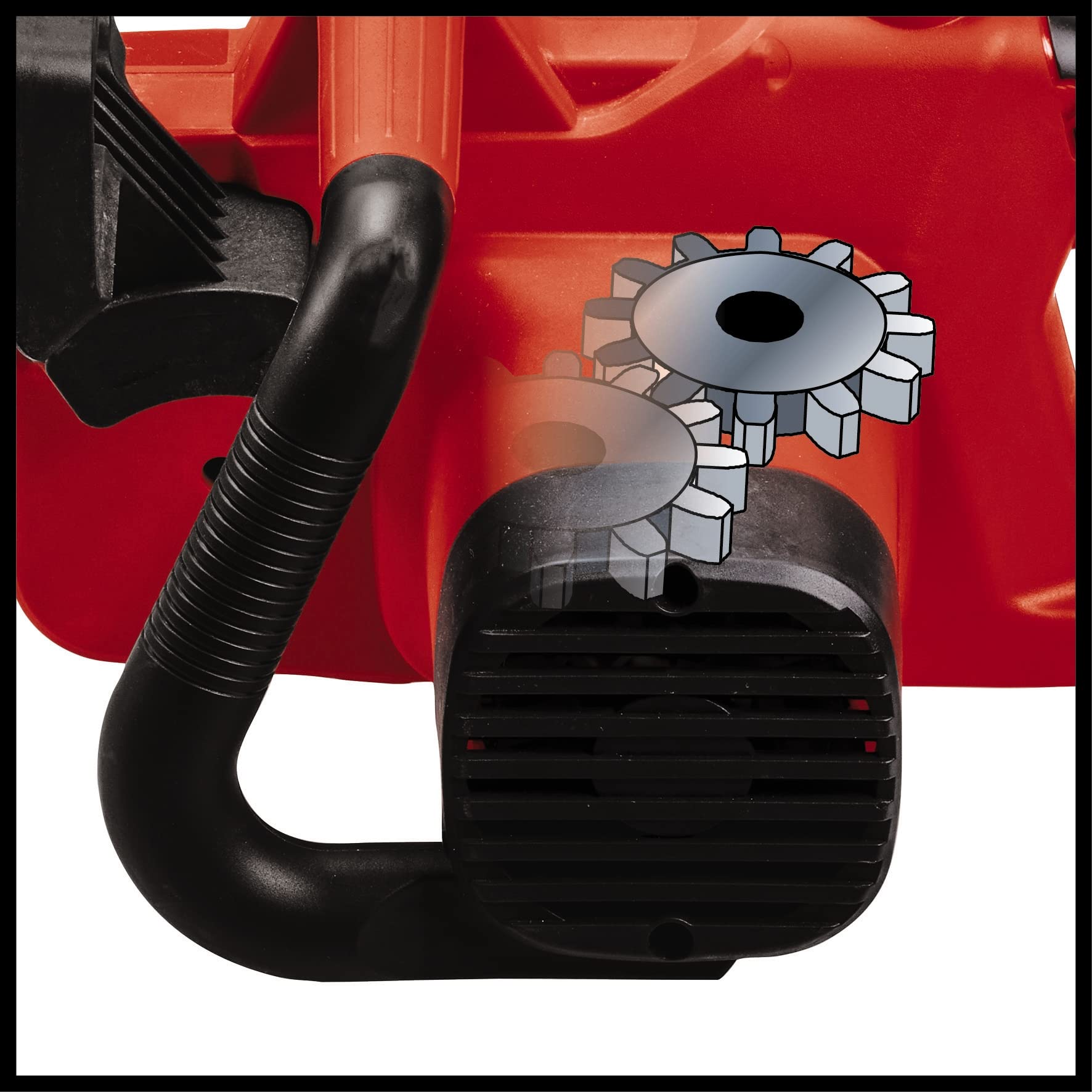 Einhell Motosierra eléctrica GC-EC 1935 (1900 W, longitud de corte 32,5 cm, velocidad de cadena 15,5 m/s, lubricación automática de la cadena, protección antirretorno con freno de cadena)