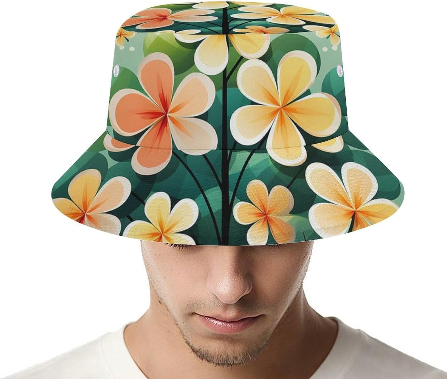 Bucket Hats for Men Women Burning Soccer Ball Fishing Hat Wide Brim Sun Hat Fishing Cap for Hiking