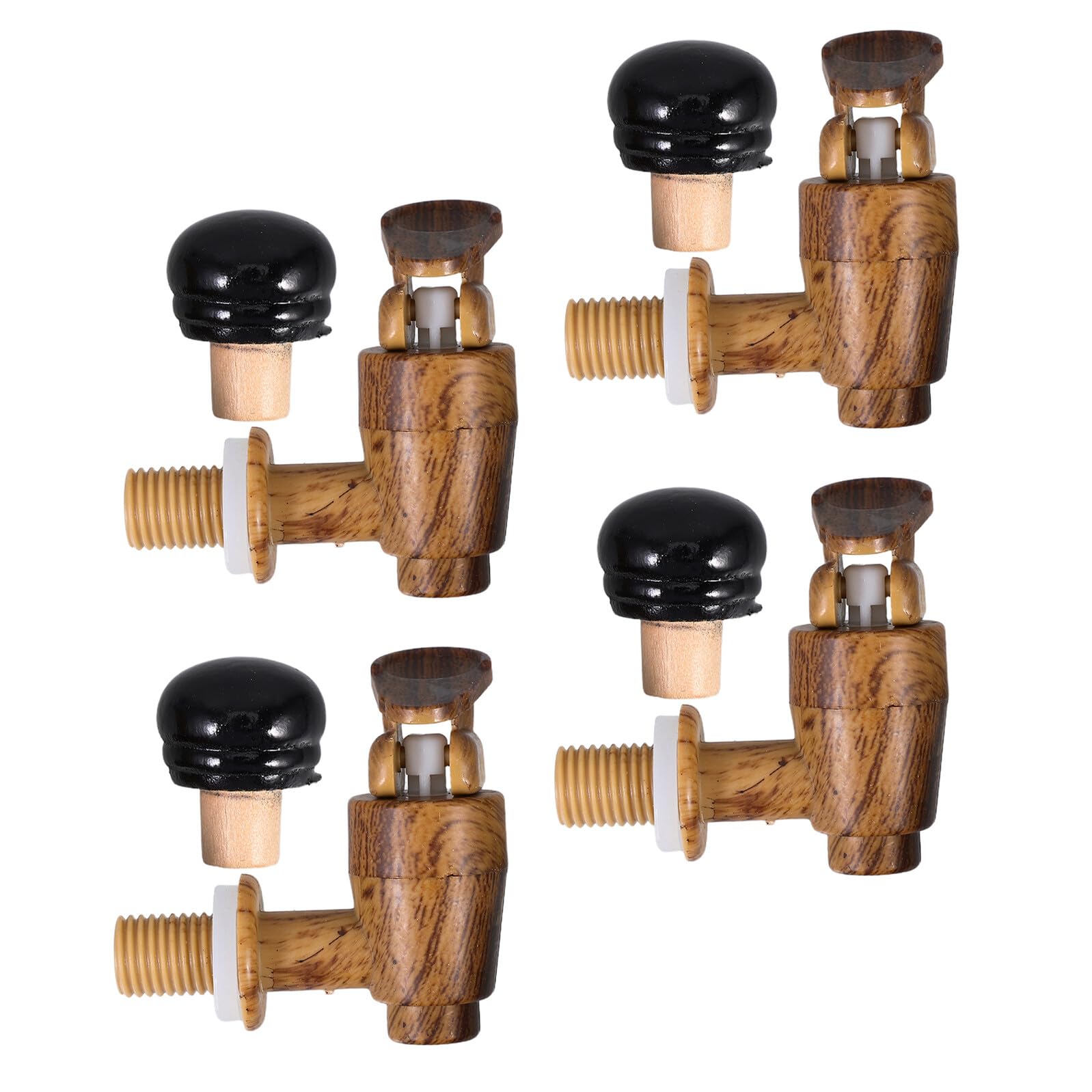 Grifo para barril dispensador de madera jojofuny, el accesorio hermético ideal para eventos y hogar
