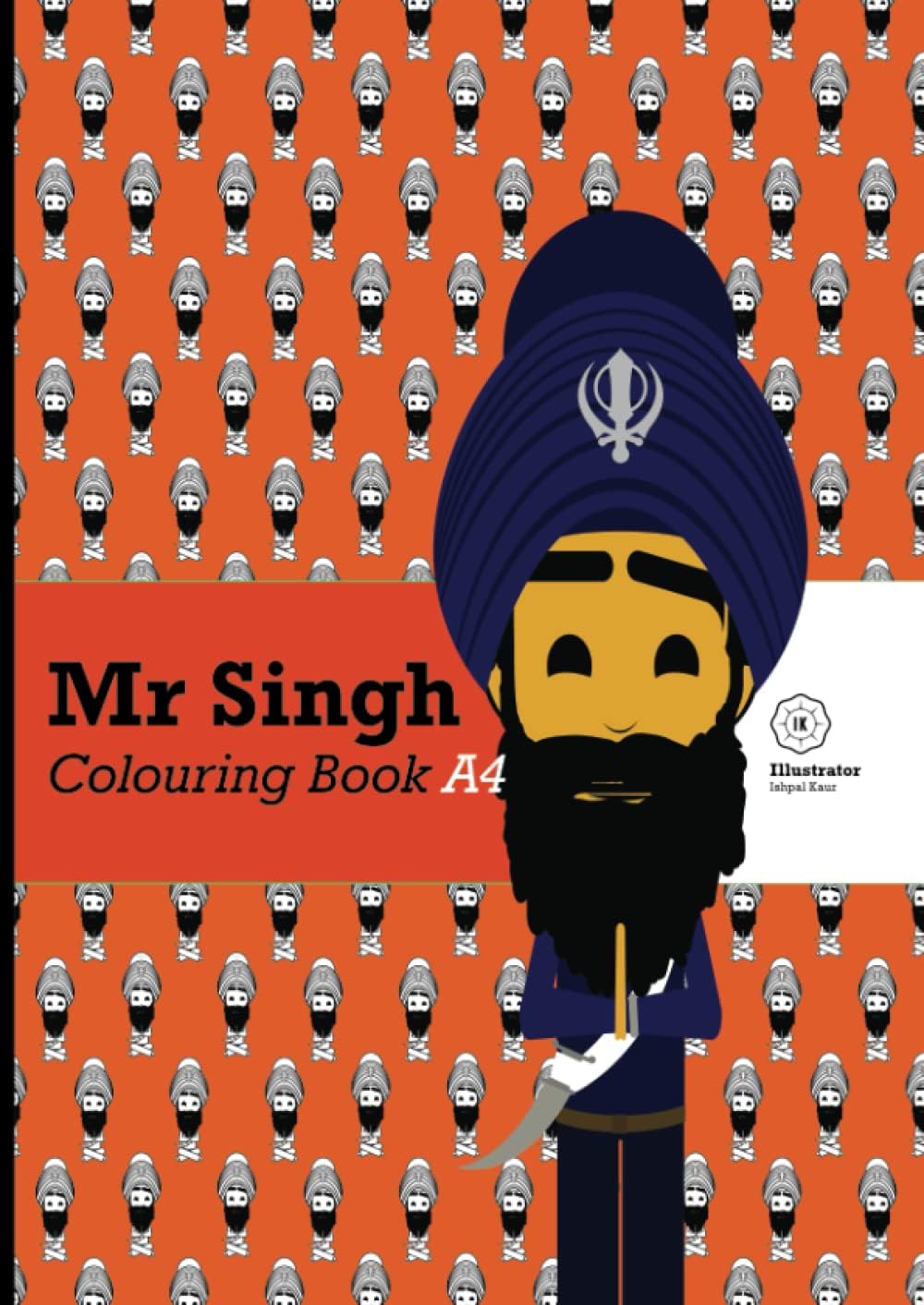Mr Singh Colouring Book A4