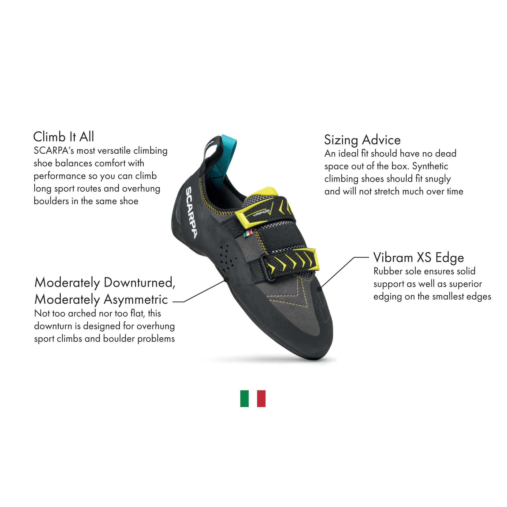 Scarpa Vapor V Rock Climbing & Bouldering Shoes