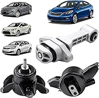 Dtomi Engine Motor & Transmission Mount Set of 3 for Hyundai Elantra 2011-2016, Accent 2012-2014, Kia Forte Rio Automatic - Replaces A71047 A71020 A71029