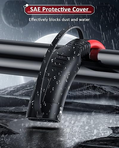 Miniatura 5 de EXTRACTME Cable de carga para encendedor de cigarrillos, enchufe de encendedor de cigarrillos de 16 AWG 12 V a SAE adaptador de liberación rápida