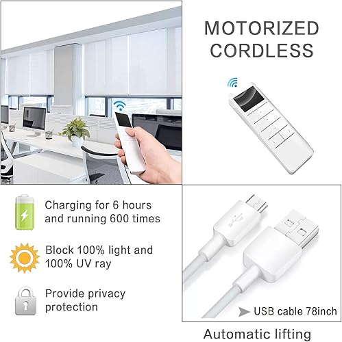 Miniatura 3 de Persianas blackout enrollables personalizadas simples y elegantes, para ventanas, puertas, puertas francesas, ahorro de energía, protección UV,