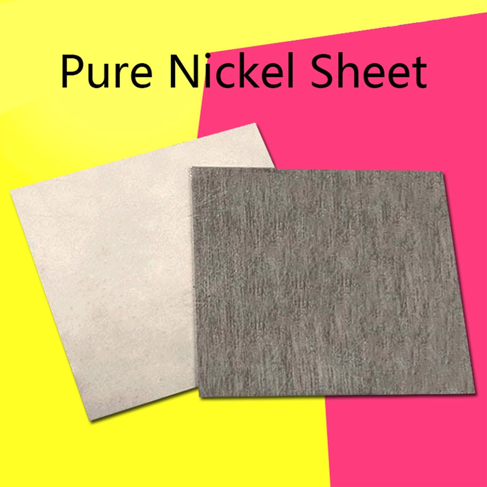 Xianglaa-Piccola piastra in metallo Pure Nickel foglio di nichel alta purezza piastra di nichel elettrodi for l'anodes sperimentare l'industria alcalino materiale fai da te, Riparazioni elettriche
